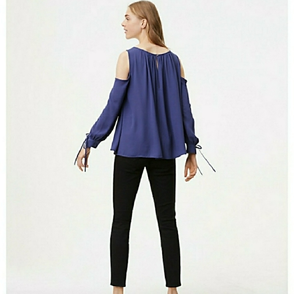 Loft Cold Shoulder top